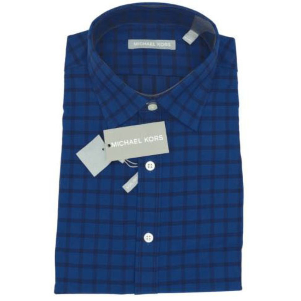 New Michael Kors Plaid Casual Shirt